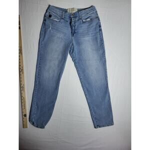 Gloria Vanderbilt x Christian Siriano Womens Jeans Size 10 30x30 Light Wash
